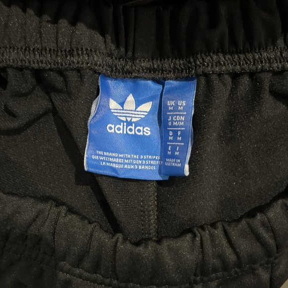 Black Classic Adidas Sweatpants With - Picture 3 of 3